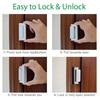 Enhanced Metal Reinforcement Lock for Home Security Defender Security Door Lock Childproof Easy to Install Use Dead Bolt