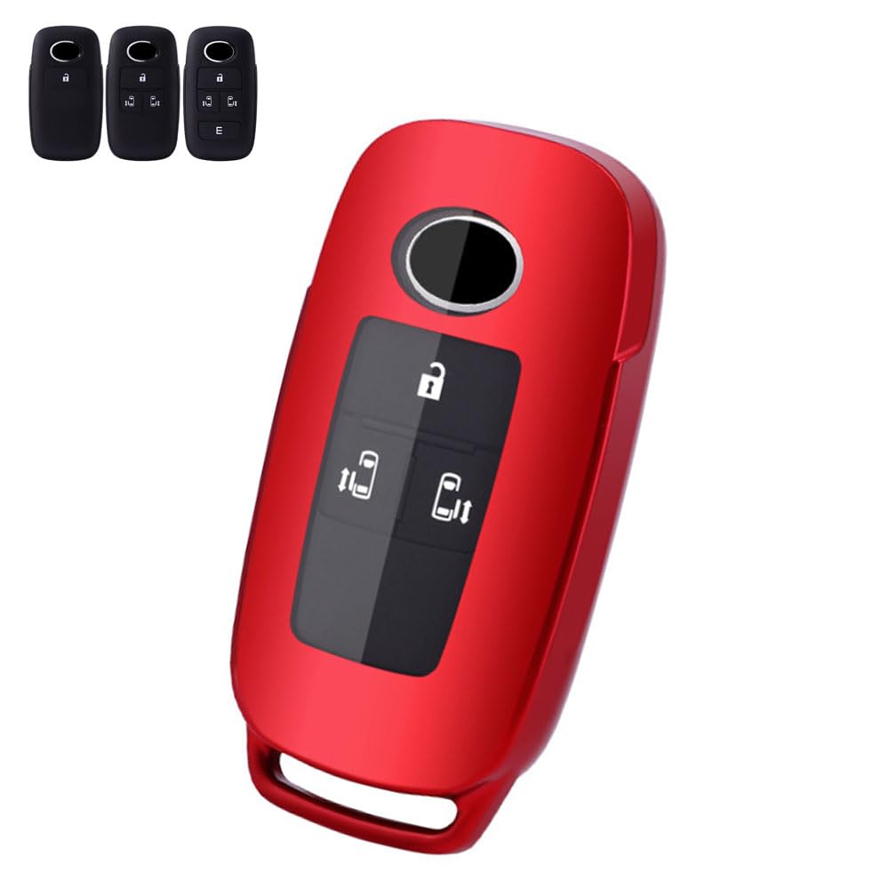 LETINGFAR Key Case, For Toyota Daihatsu, Smart Key Case, Key Cover, Soft TPU Material,