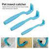 3Pcs Plastic Tick Remover Tweezer Insect Clips Pet Mite Extractor Pet Tick Pull Tool  Pet Cleaning