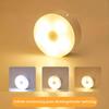 Mini LED Touch Sensor Night Lights USB Rechargeable Kitchen Lamp Portable Round Magnetic Night Light Dimming Wall Base Bedr I4Z1
