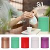 Round Tea Jar Large Capacity Coffee Bean Storage Box Portable Tea Tin  for Home&Travel