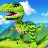 Строительные блоки Dinosaur Overlord DIY Развивающие игрушки Маленькие гранулы Строительные блоки Детские игрушки