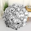 1pc Puppies Dogs Automatic Open/close Umbrella, 8-Rib sturdy structure, Auto Folding/Opening, Portable Travel Umbrella for Women,183