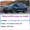 Car Air Outlet Cover for Volkswagen VW Atlas Teramont CA1 R-Line 2018~2024 Under Rear Seat Conditioner Vent Interior Accessories