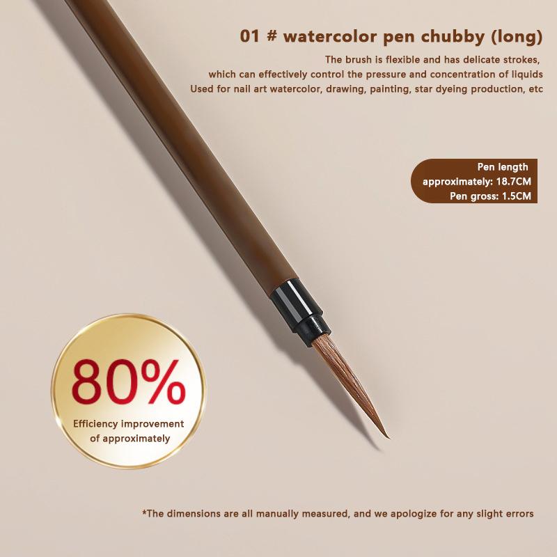 Кисть для дизайна ногтей с волчьим волосом, ручка для гелевой живописи, ручка для рисования проволоки, лайнер, кисти для лака, инструменты для дизайна ногтей