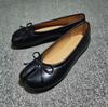 Niche Pleated Flat Bottomed, Internally Raised, Shallow Mouthed Bow Ballet Split Toe Shoes