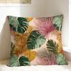 Tropical Floral Pillow Case Comfy Pillow Cover Morden Pillowcases For Living Room Bed Chair