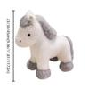 Long Mane Foal Plush Doll Simulation Cartoon Horse Stuffed Toy  Valentine's Day Gifts