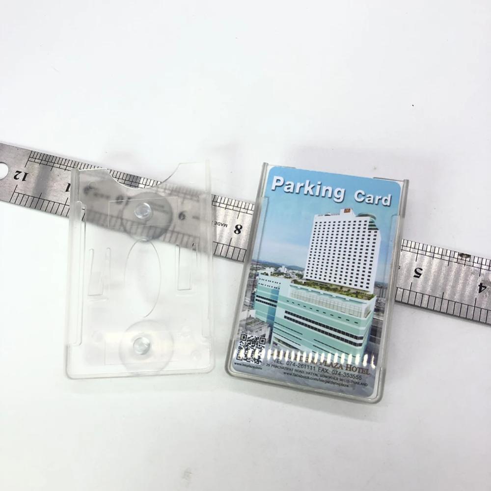 С присоской для автомобильной карты, прозрачный/бежевый зажим для парковочного талона для домашнего офиса
