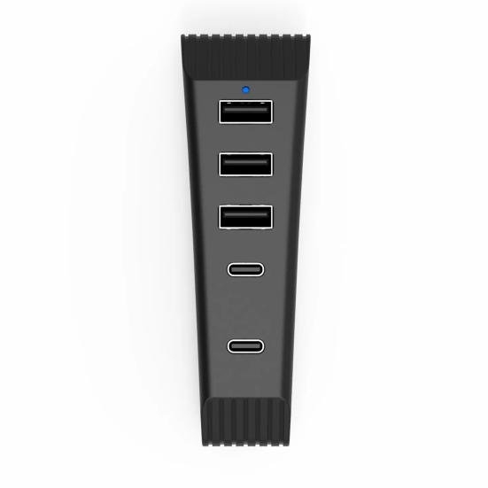 USB-концентратор 5-в-1, высокоскоростной удлинитель для PS5 Slim с 3 портами USB 1
