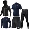 Мужской эластичный комплект из быстросохнущих поло GYMSHARK - Дышащая, облегающая спортивная одежда для тренировок и бега с защитой от солнца