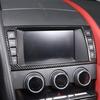 Carbon Fiber ABS Navigation Button Trim Frame For Jaguar F-TYPE 2013-2018