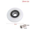 1Pcs/4Pcs 19/23/25/27/29mm Runner Wheels Fastener Hardware Sliding Door Pulley Shower Door Roller