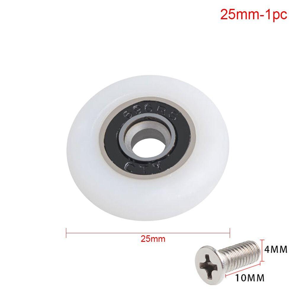 1Pcs/4Pcs 19/23/25/27/29mm Runner Wheels Fastener Hardware Sliding Door Pulley Shower Door Roller