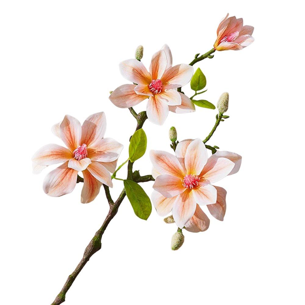 New Chinese Style Simulation Yulan Magnolia Real Hand Feel Fake Flower  Home Decoration