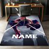Custom Name Spider Man Printed Carpet,Rug for Office Chair Living Room Bedroom Kitchen Room Decor Gifts.