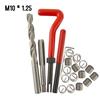 30Pcs Metric Thread Repair Insert Kit M5 M6 M8 M10 M12 M14 Helicoil Car Pro Coil Tool M6 * 1.0