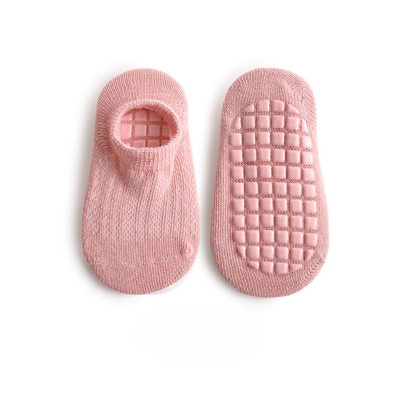 0-5 лет Хлопковые детские сетчатые носки Тонкие детские нескользящие напольные носки Короткие носки для малышей
