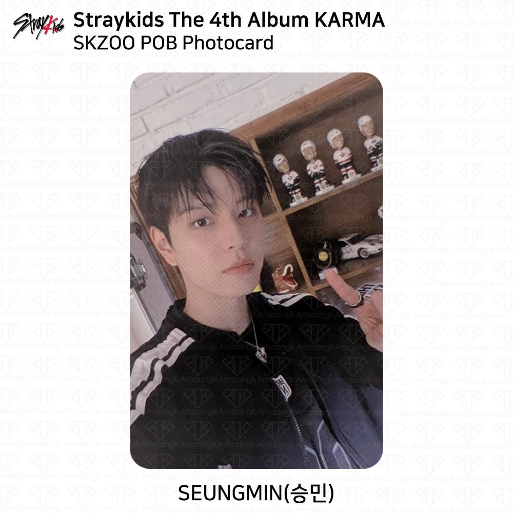 Stray Kids 4-й альбом Karma версия SKZOO. POB Фотокарточка KPOP K-POP SKZ