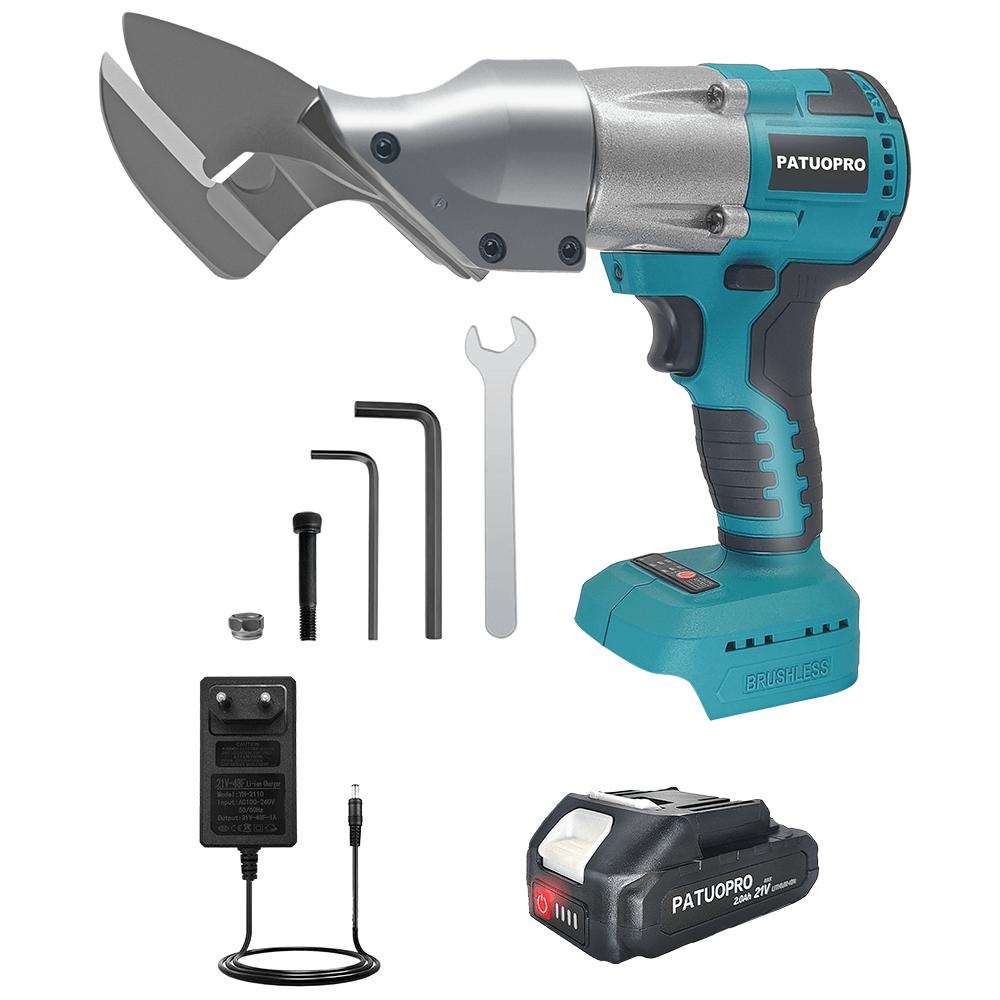 PATUOPRO 300 Н·м Аккумуляторные электрические ножницы по металлу Бесщеточные Ножницы по металлу Перезаряжаемый режущий электроинструмент Для аккумулятора Makita 18 В