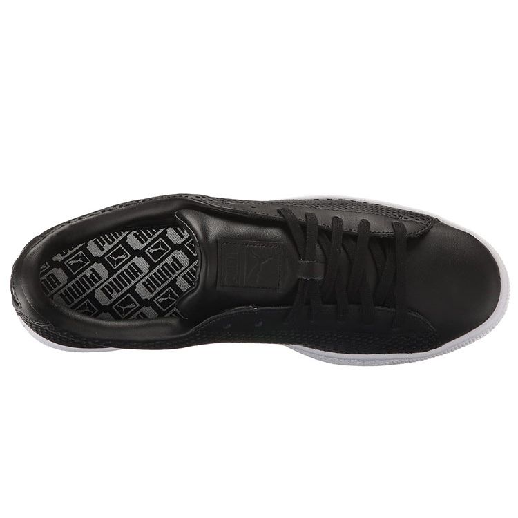 Puma Basket Classic Summer Shade Легкие Прочные Низкие Повседневные Кроссовки Мужские Кроссовки Черные 363616-01