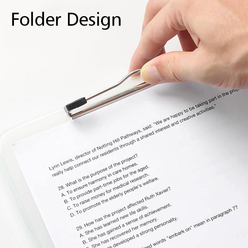 Многофункциональный блокнот для записей А4 Папка-доска Зажим для контрольной бумаги Коробка для хранения Органайзер