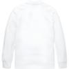 Polo Ralph Lauren Детская футболка с логотипом-иконкой, прямой крой, длинный рукав, белая CWPOKNIY6820119-100