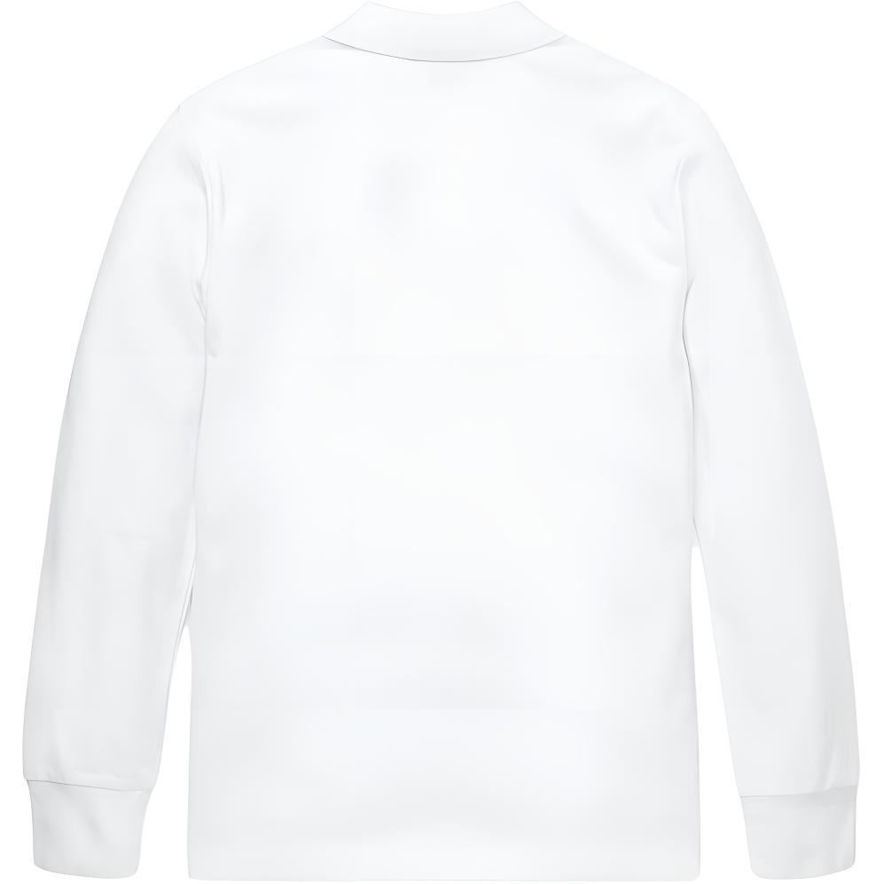 Polo Ralph Lauren Детская футболка с логотипом-иконкой, прямой крой, длинный рукав, белая CWPOKNIY6820119-100