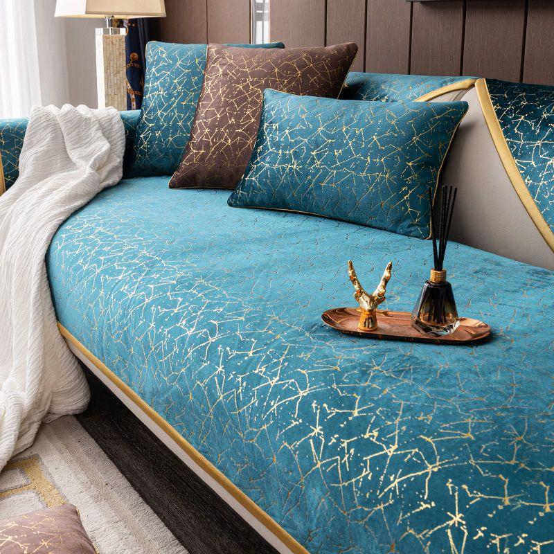 Nordic Simple Sofa Cushion Four Seasons Universal Cushion Non-Slip High-End Sofa Cover Full Set Cover Towel Cushion