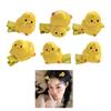 Милый мультяшный набор заколок для волос с цыплятами Прекрасная заколка для волос для маленькой девочки Заколки-невидимки Заколки-автоматы Девичьи заколки 2000-е тренд