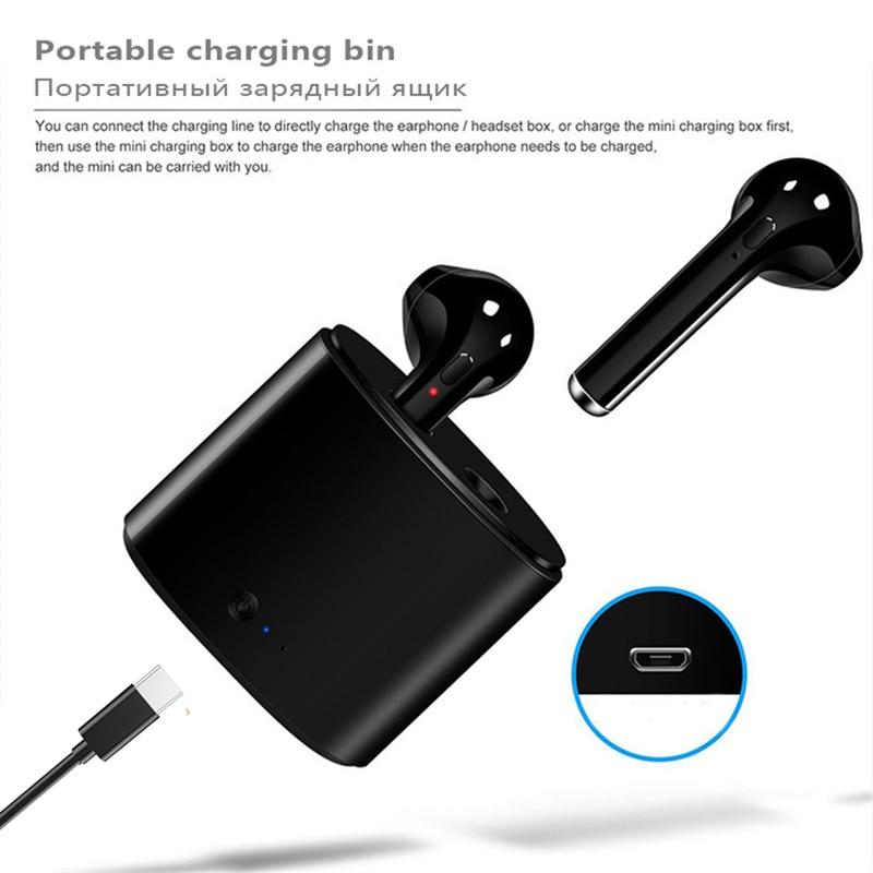 I7s TWS Bluetooth Earphone For All Smart Phone Sport Headphones Stereo Earbud Wireless Bluetooth Earphones In-ear