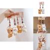 Rabbit Bear Plush Animal Keychain Set With Soft Fur For Kids And Collectors
