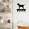 1pc Labrador Retriever Dog Key Hooks & Keychain Holder - 9 Inch/6 Inch Metal Wall Art Hook for Wall Iron Crafts