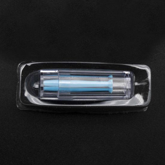 1/6/12Pcs Contact Lens Plunger Sufficient Quantity Easy Contact Lens Removal Tool with Strong Suction Power Clear Blue Silicone Lens Remover for Safe