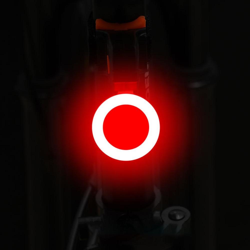 Outdoor Led Warning Bike Lights USB Charging Tail Lamp Creative Bicycle Accessories