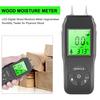 Digital Wood Moisture Meter LCD Display Moisture Detector Tester Pin-Type Timber Damp Meter Drywall Masonry Moisture Detector