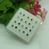 Bluelans Earrings Stud Jewelry Women Nose Flower  Body Piercing 20Pcs/Box