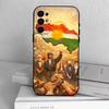 Чехол для телефона K-Kurdistan Flag Art для Samsung S25, S24, S21, S22, S23, S30, Ultra, S20, Plus, Fe, Lite, Note, 10, Черный чехол