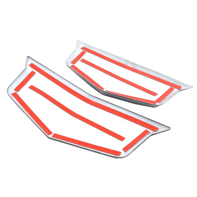 For Cadillac Escalade ABS Black Front and Rear Car Decoration Cover Exterior Modification Accessories