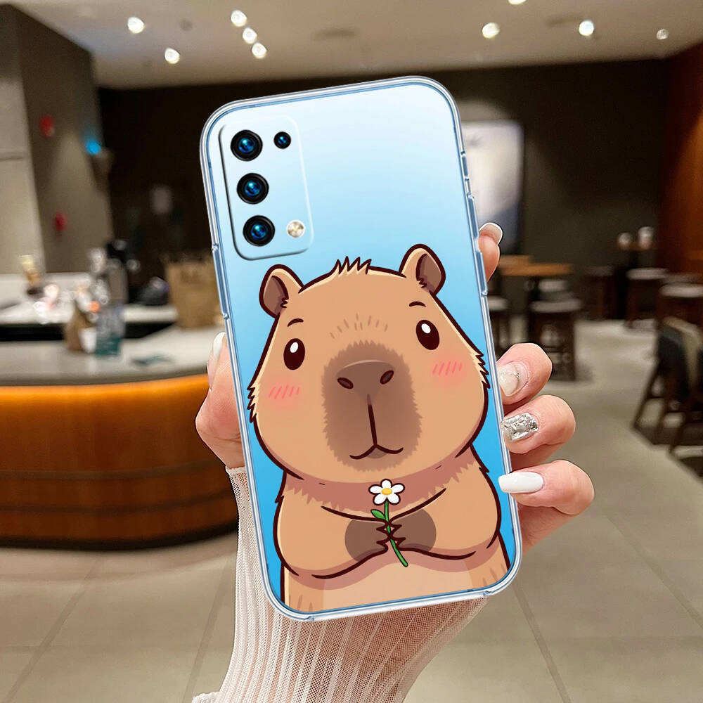 Cartoon Capybara Case for Motorola G10 G20 G04 E30 E40 E22 E20 E13 E15 G22 G23 G05 G75 G35 G55 E22S E7 G6 G7 G8 G9 Plus Power Play