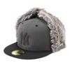 Кепка New Era 59FIFTY с ушками собаки MLB New York Yankees NY ONSPOTZ и 5950 New Era BB UV Модная функциональная кепка (14507970 NER35C5081) Графит/Черный/Серый,