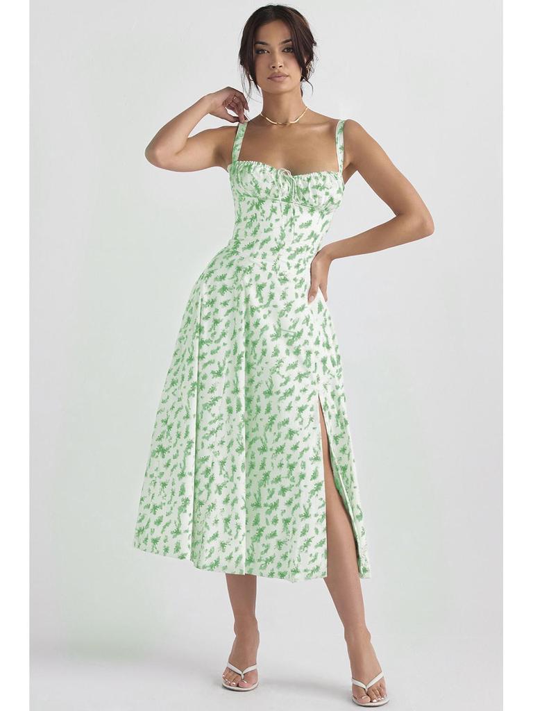 2026 Элегантное французское летнее платье-слинг высокого класса для женщин