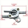 Универсальный переключатель спускного крана фильтра для мотоцикла 1/4" встроенный переключатель спускного крана фильтра для масляного, газового и топливного бака для мотоцикла