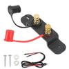 Remote Battery Jumper Terminals Charging Posts with 4 Gauge Cable for UTV ATV Car Truck RV Tractor Boat