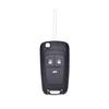 Lip Folding 3 Button Flip Remote Key Shell Case Cover Fob For Chevrolet Cruze