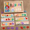Word Building Block English Word Card Parent-Child Interaction Battle Board Game Children'S Educational Toys