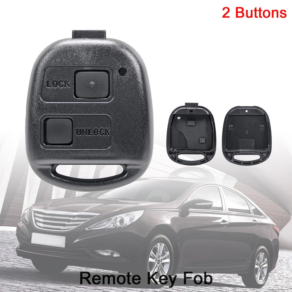 2/3 Buttons Remote Car Key Shell Case Fit for Toyota Camry Rav4 Corolla Prado Yaris Tarago Cruiser Land Lexus RX300 ES300 LS400 GX
