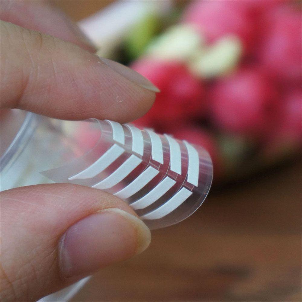 Инструмент для макияжа лица Дышащие прозрачные наклейки Клейкая невидимая лента для век из волокна Двусторонняя