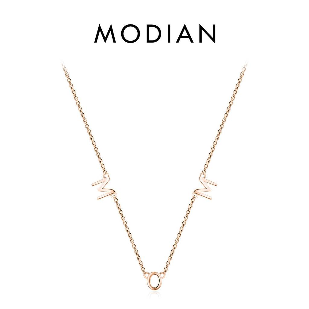 ODIAN классический дизайн, стерлинговое серебро 925 пробы, подвеска в виде буквы «мама», ожерелье для женщин, мама, день рождения, Рождество, сладкий подарок