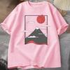 Funny Cat Graphic T Shirts Japanese Cat Graphic Tee Cotton Printed Short Sleeve Tees Unisex Women Harajuku Hight Qualty Clothes
